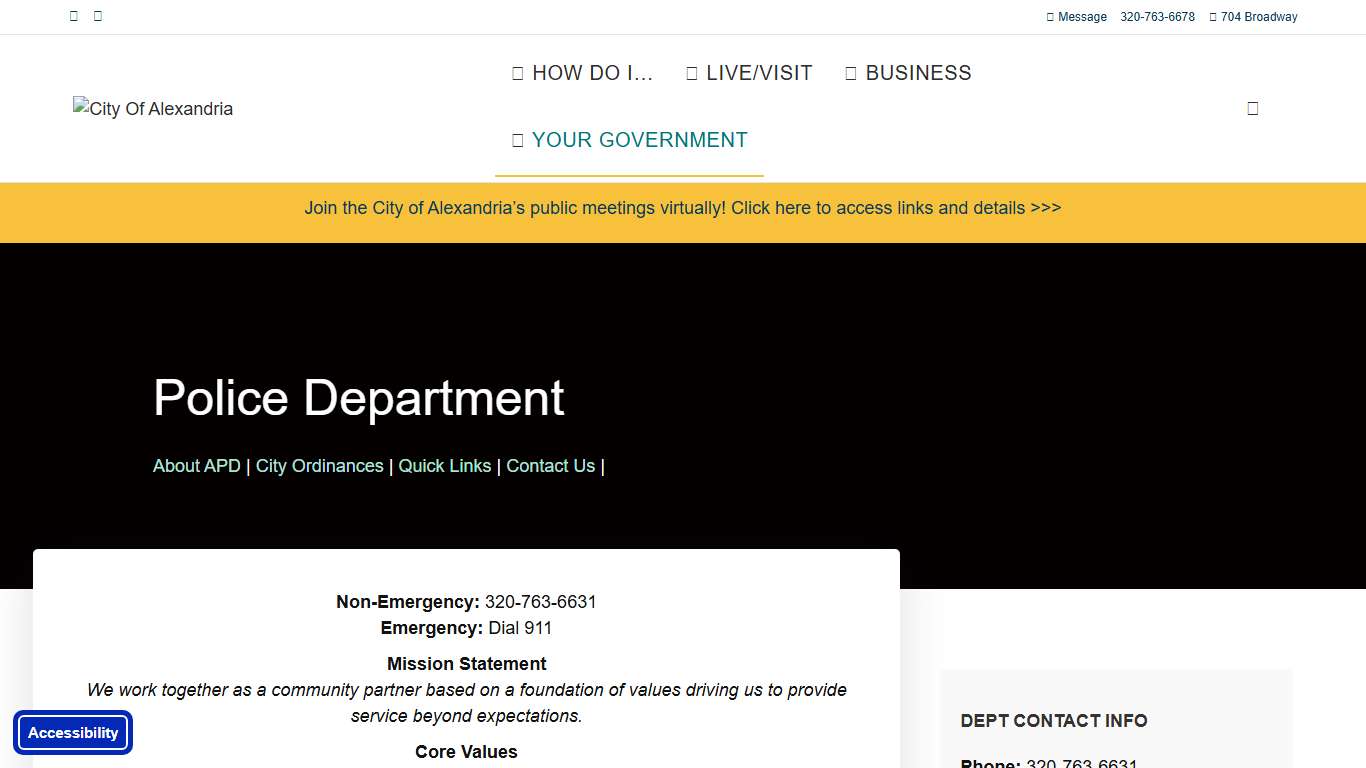 Police Department - City Of Alexandria