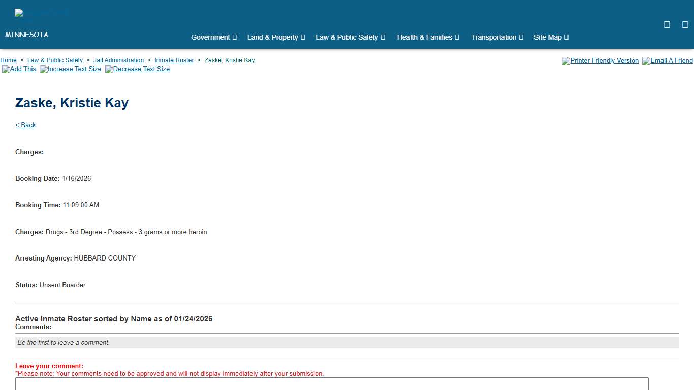 Douglas County Inmate Roster